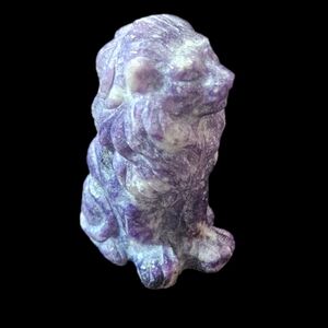 Lepidolite Lion